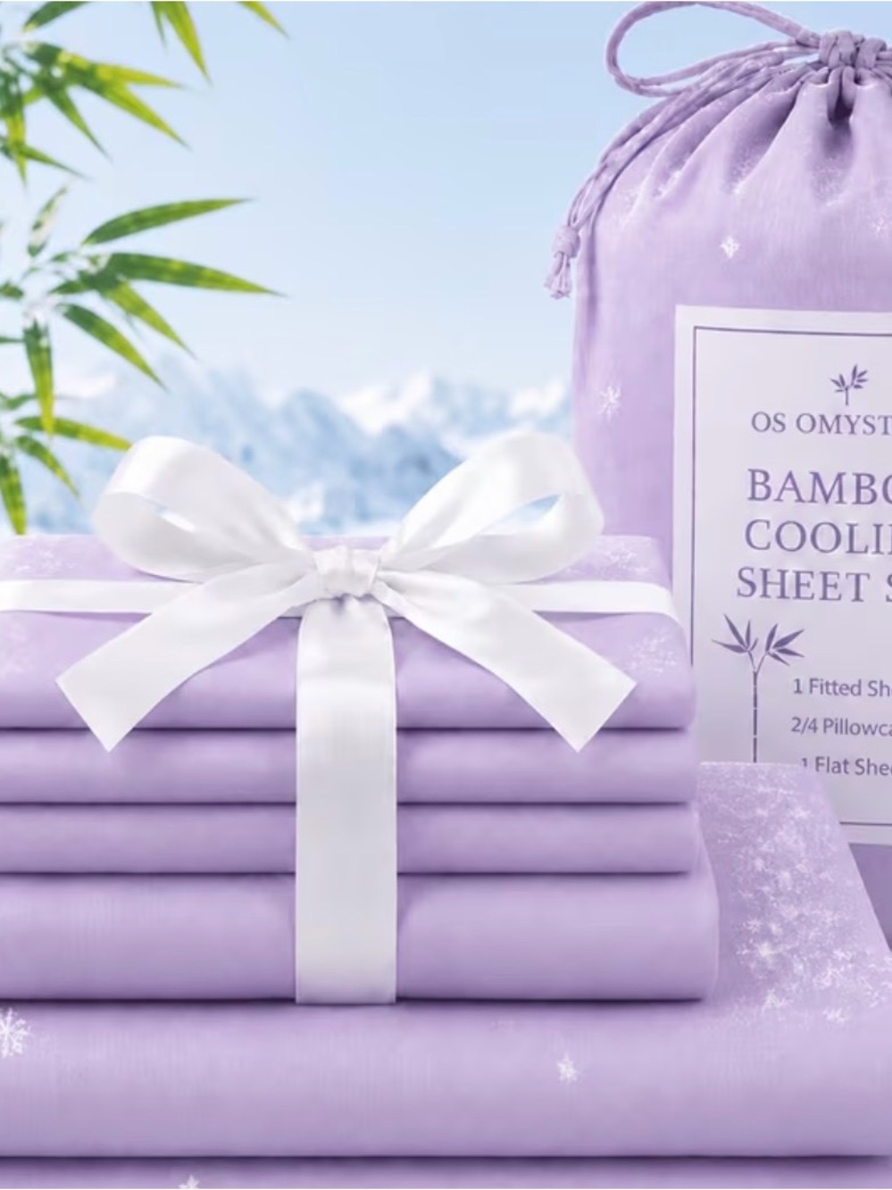 Lavender Cooling Bamboo Sheet Set
